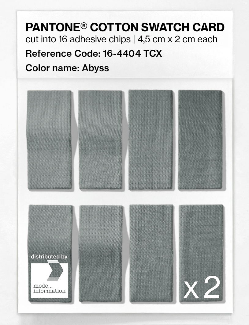 Artikelbild 5 des Artikels “PANTONE® COTTON SWATCH CARD 16-4404 TCX Abyss “