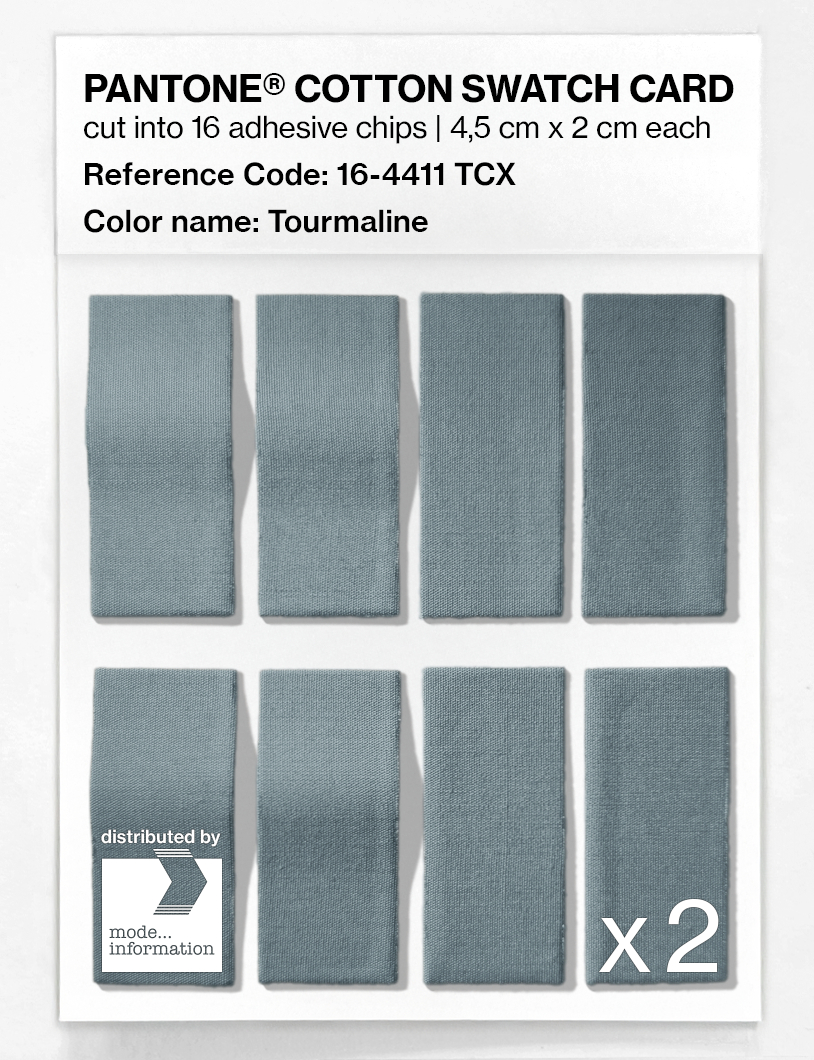 Artikelbild 5 des Artikels “PANTONE® COTTON SWATCH CARD 16-4411 TCX Tourmaline “