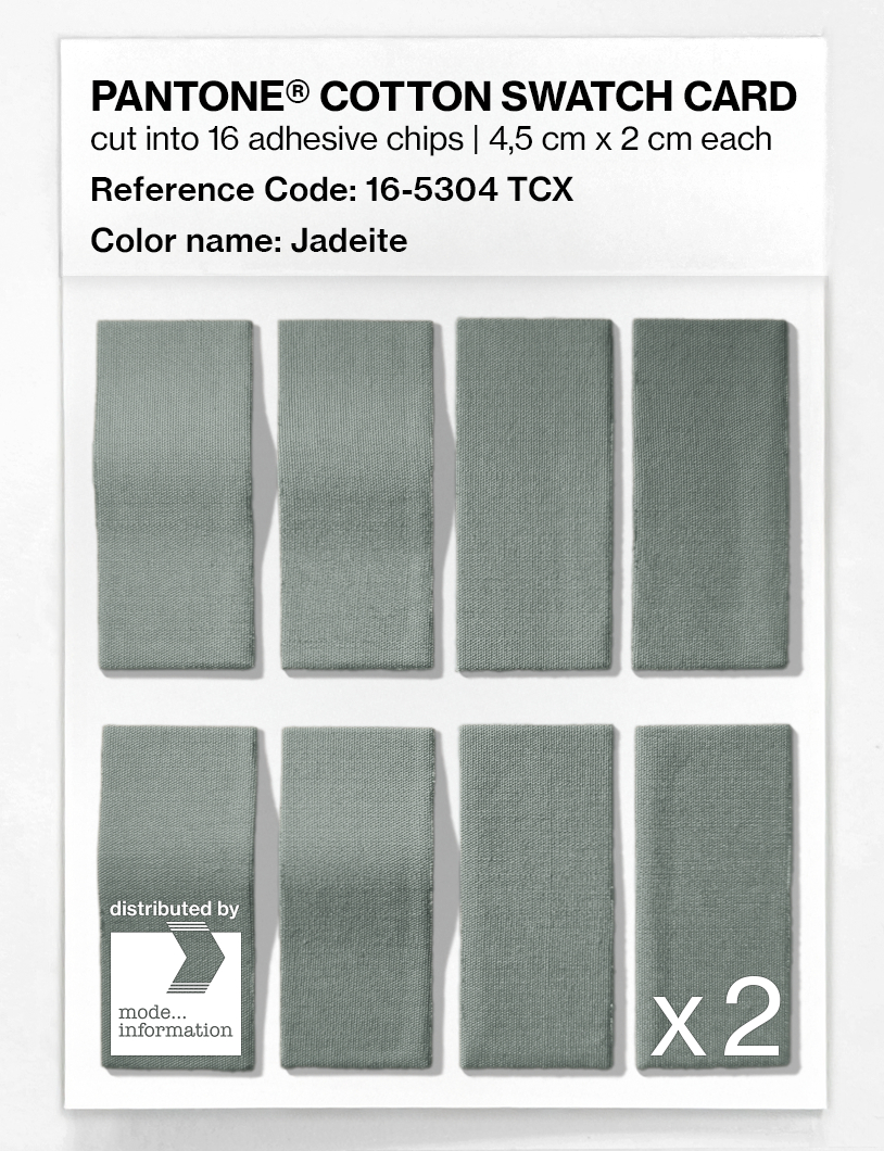 Artikelbild 5 des Artikels “PANTONE® COTTON SWATCH CARD 16-5304 TCX Jadeite “