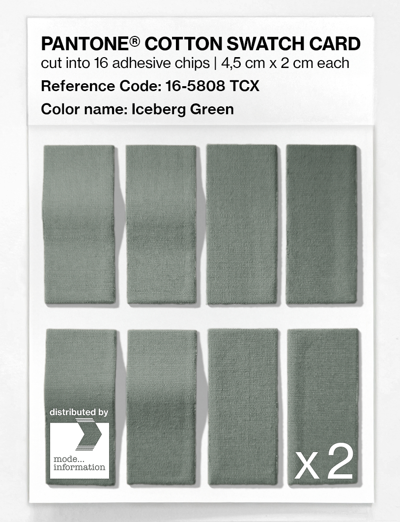Artikelbild 5 des Artikels “PANTONE® COTTON SWATCH CARD 16-5808 TCX Iceberg Green “