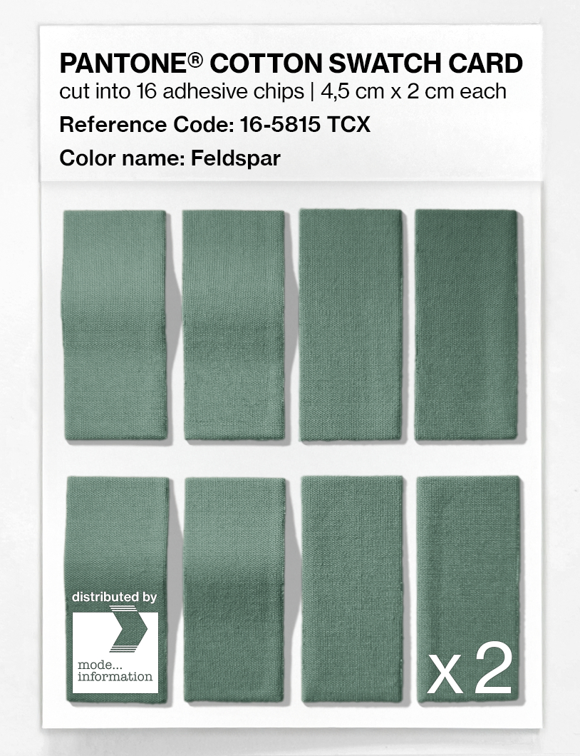 Artikelbild 5 des Artikels “PANTONE® COTTON SWATCH CARD 16-5815 TCX Feldspar “