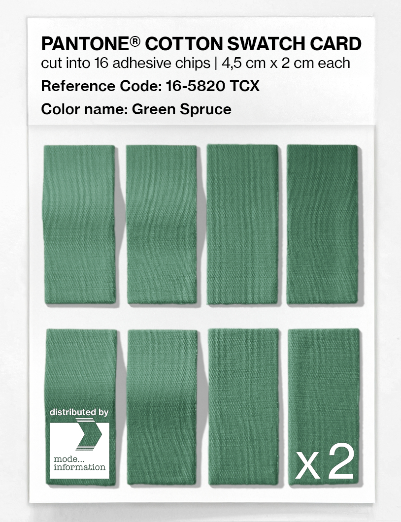 Artikelbild 5 des Artikels “PANTONE® COTTON SWATCH CARD 16-5820 TCX Green Spruce “