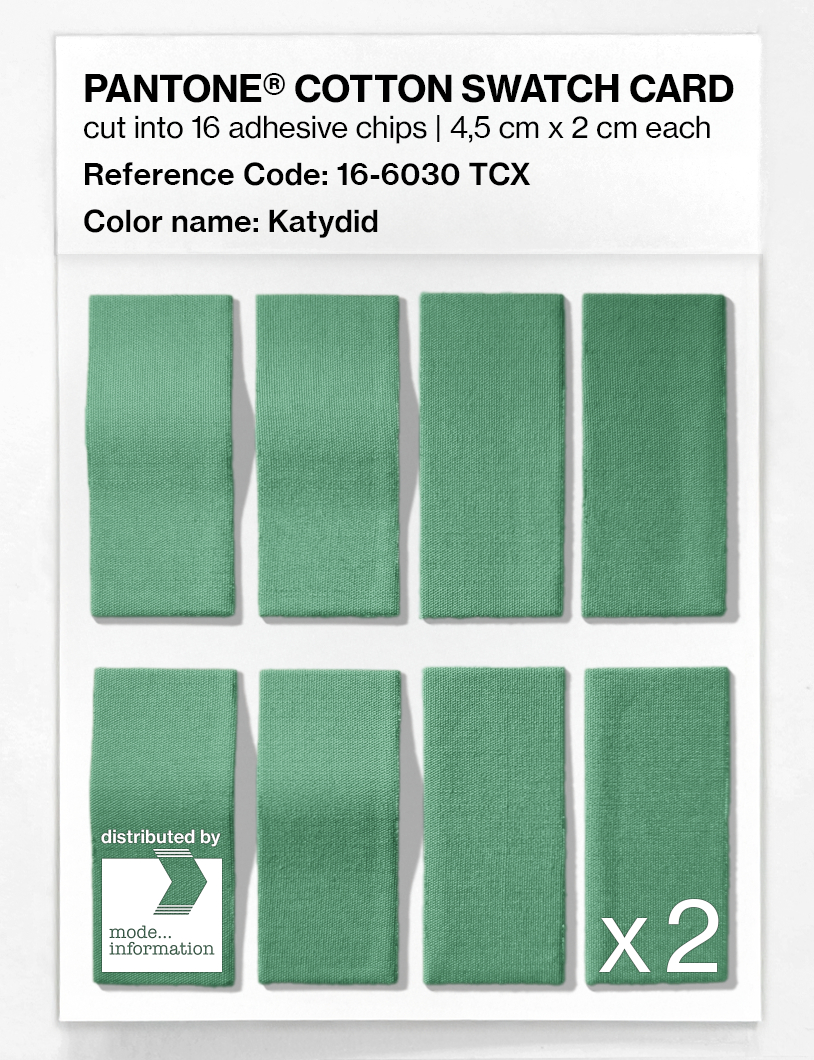 Artikelbild 5 des Artikels “PANTONE® COTTON SWATCH CARD 16-6030 TCX Katydid “