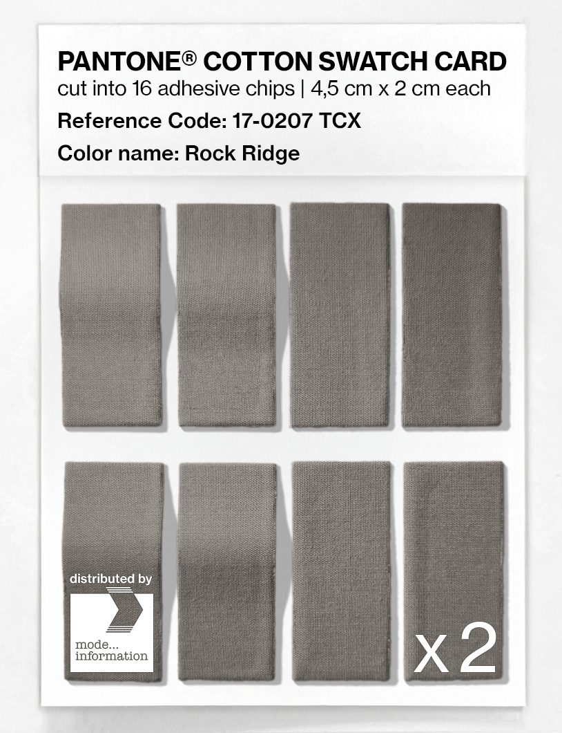 Artikelbild 5 des Artikels “PANTONE® COTTON SWATCH CARD 17-0207 TCX Rock Ridge “