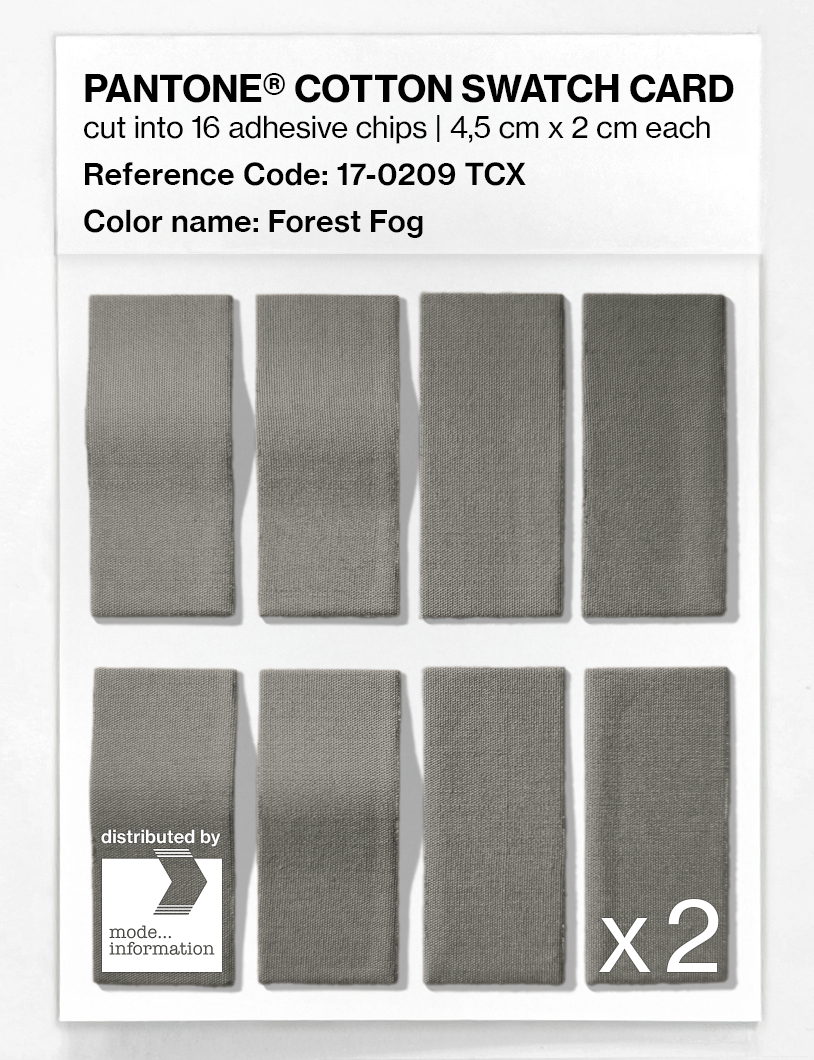 Artikelbild 5 des Artikels “PANTONE® COTTON SWATCH CARD 17-0209 TCX Forest Fog “
