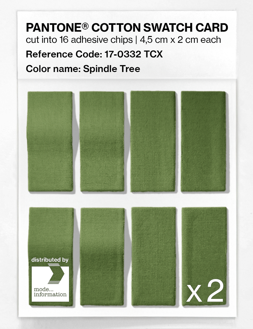Artikelbild 5 des Artikels “PANTONE® COTTON SWATCH CARD 17-0332 TCX Spindle Tree “