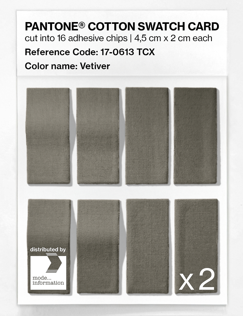 Artikelbild 5 des Artikels “PANTONE® COTTON SWATCH CARD 17-0613 TCX Vetiver “