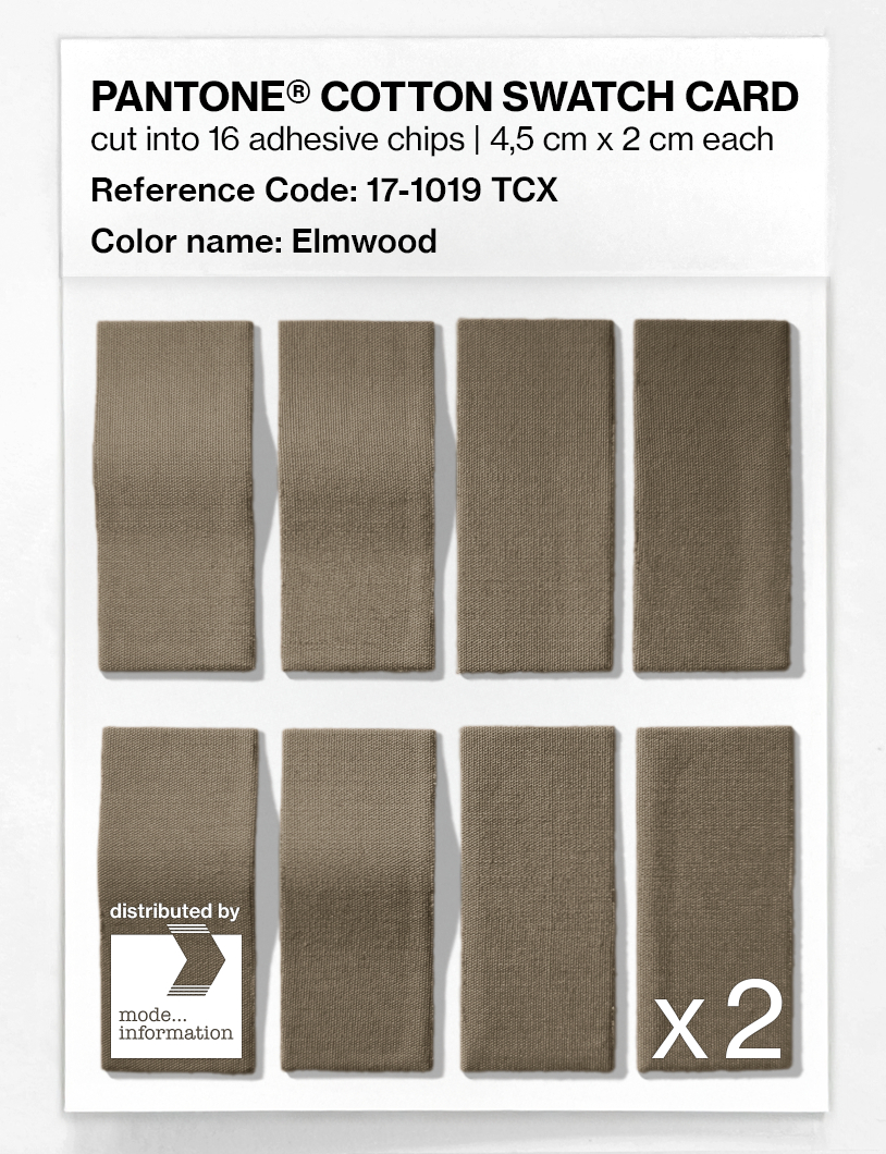 Artikelbild 5 des Artikels “PANTONE® COTTON SWATCH CARD 17-1019 TCX Elmwood “