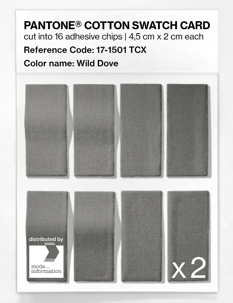 Artikelbild 5 des Artikels “PANTONE® COTTON SWATCH CARD 17-1501 TCX Wild Dove “