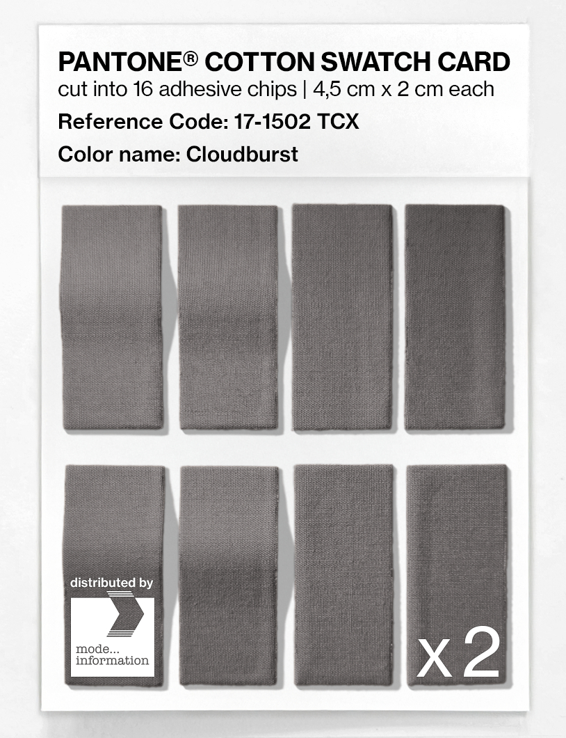 Artikelbild 5 des Artikels “PANTONE® COTTON SWATCH CARD 17-1502 TCX Cloudburst “