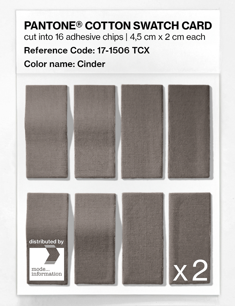 Artikelbild 5 des Artikels “PANTONE® COTTON SWATCH CARD 17-1506 TCX Cinder “