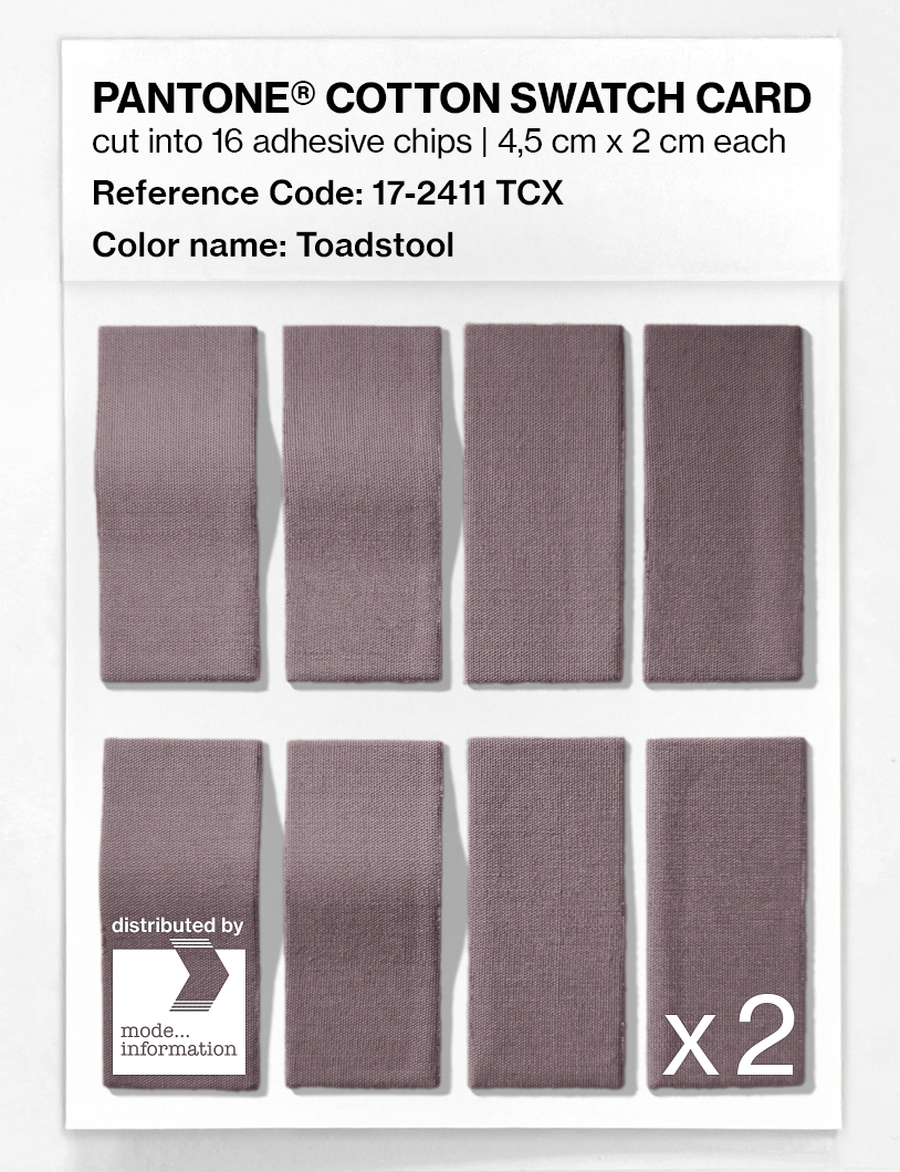 Artikelbild 5 des Artikels “PANTONE® COTTON SWATCH CARD 17-2411 TCX Toadstool “