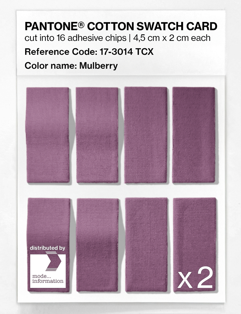 Artikelbild 5 des Artikels “PANTONE® COTTON SWATCH CARD 17-3014 TCX Mulberry “