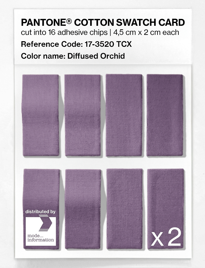 Artikelbild 5 des Artikels “PANTONE® COTTON SWATCH CARD 17-3520 TCX Diffused Orchid “