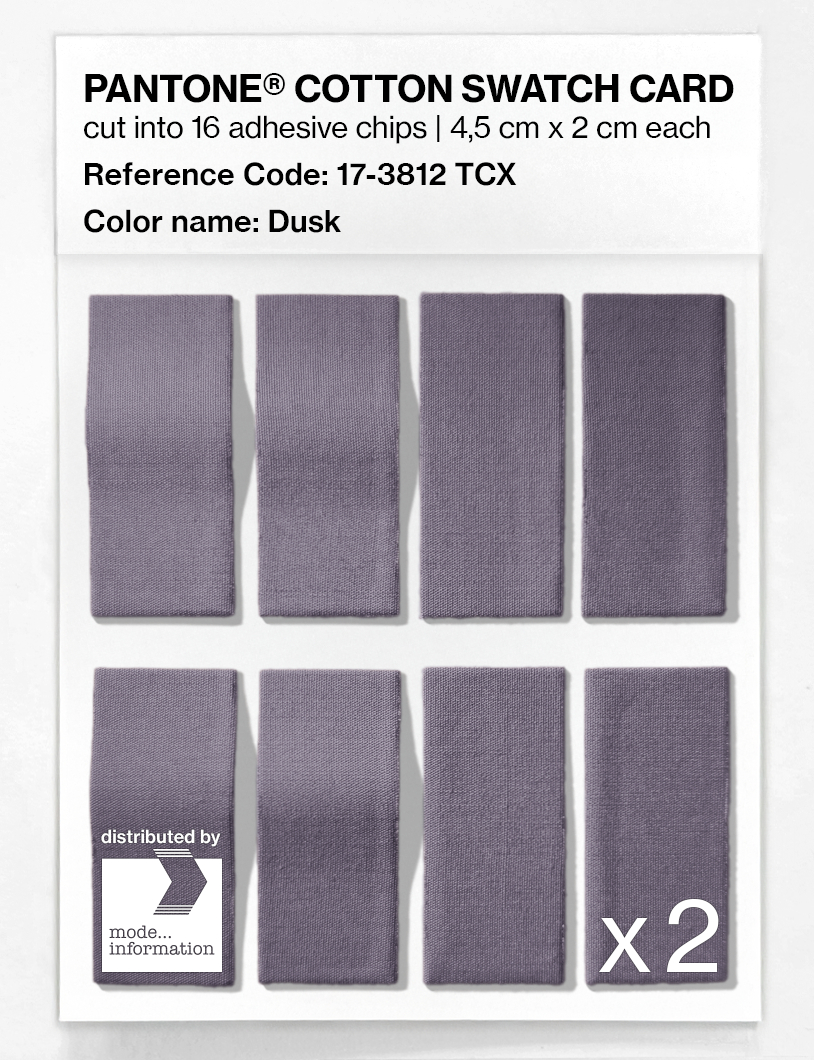 Artikelbild 5 des Artikels “PANTONE® COTTON SWATCH CARD 17-3812 TCX Dusk “
