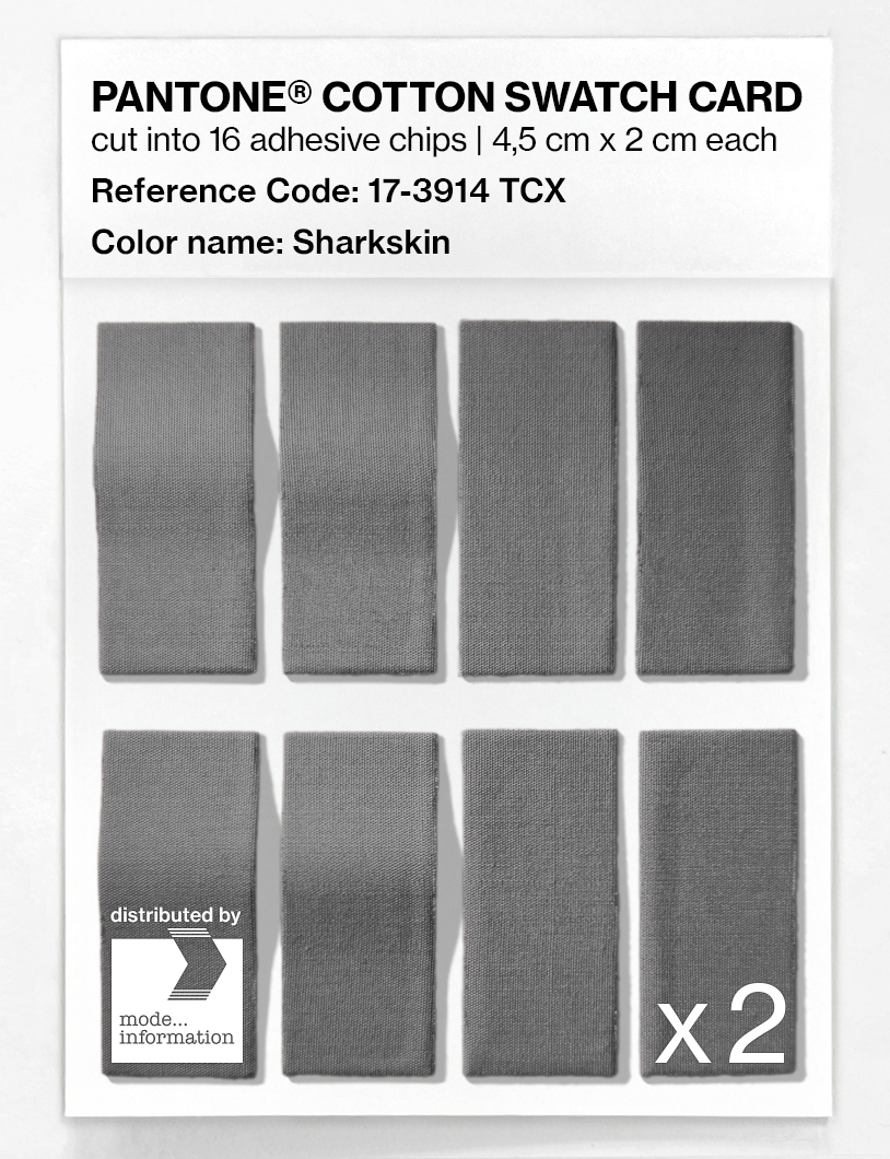 Artikelbild 5 des Artikels “PANTONE® COTTON SWATCH CARD 17-3914 TCX Sharkskin “