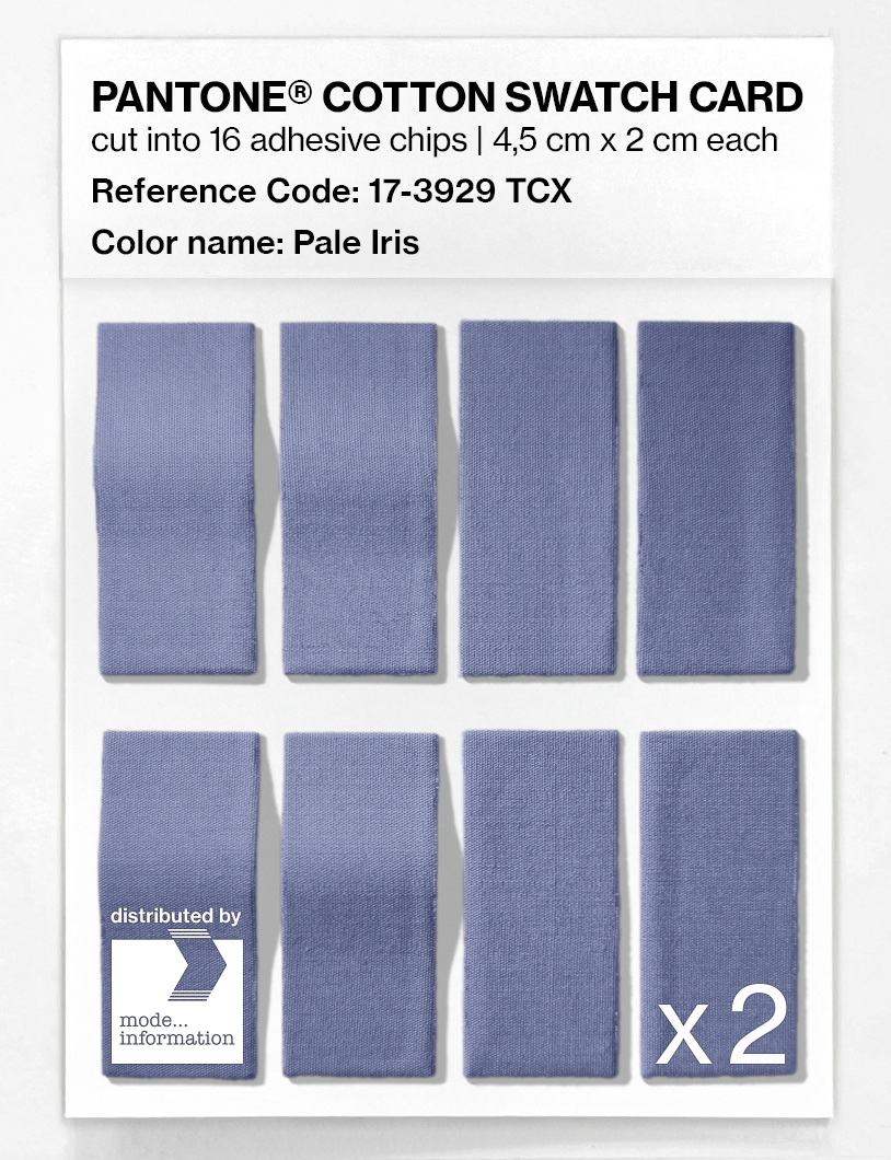 Artikelbild 5 des Artikels “PANTONE® COTTON SWATCH CARD 17-3929 TCX Pale Iris “