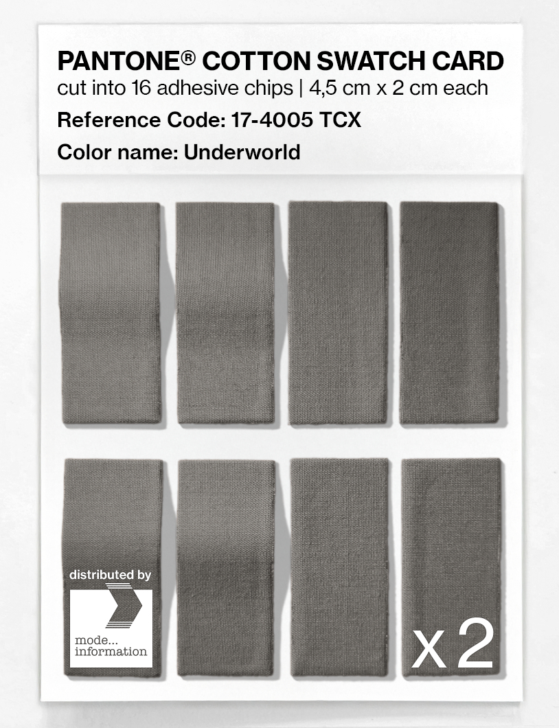 Artikelbild 5 des Artikels “PANTONE® COTTON SWATCH CARD 17-4005 TCX Underworld “