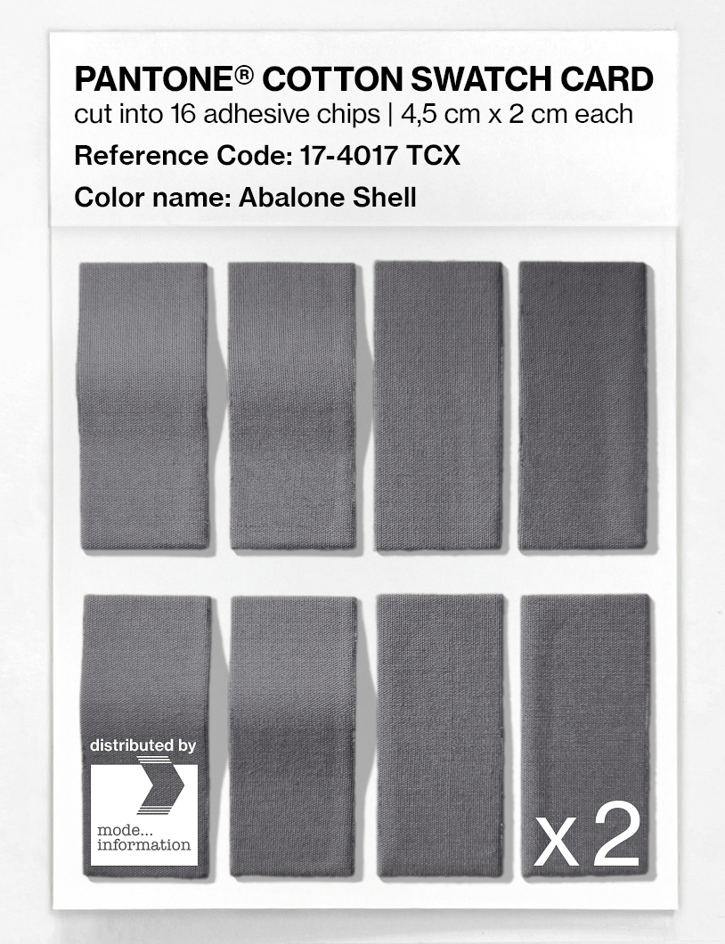 Artikelbild 5 des Artikels “PANTONE® COTTON SWATCH CARD 17-4017 TCX Abalone Shell “