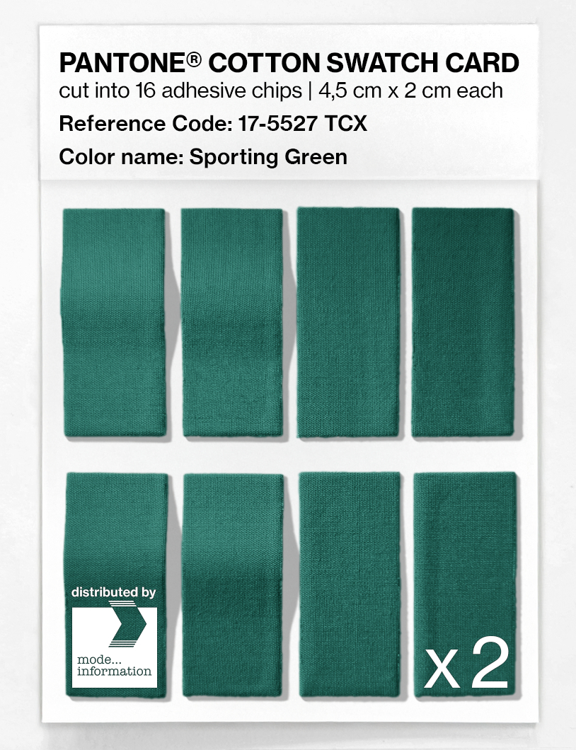 Artikelbild 5 des Artikels “PANTONE® COTTON SWATCH CARD 17-5527 TCX Sporting Green “