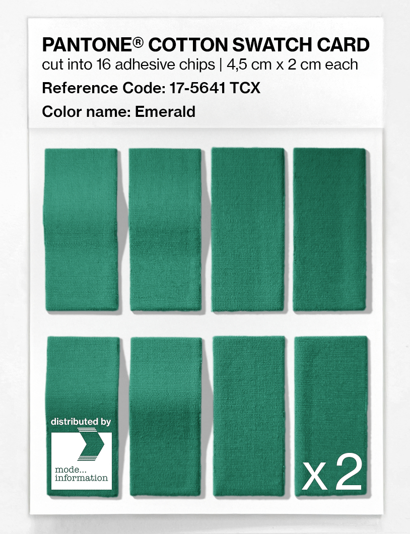 Artikelbild 5 des Artikels “PANTONE® COTTON SWATCH CARD 17-5641 TCX Emerald “