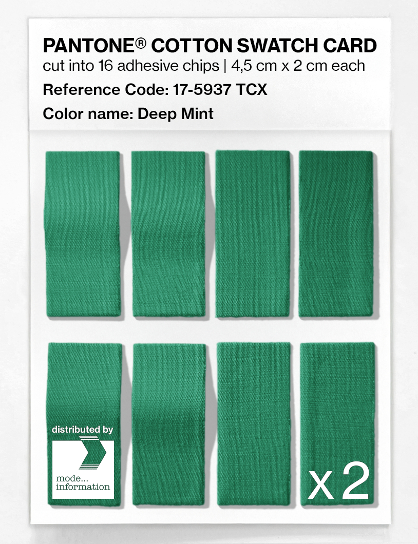Artikelbild 5 des Artikels “PANTONE® COTTON SWATCH CARD 17-5937 TCX Deep Mint “