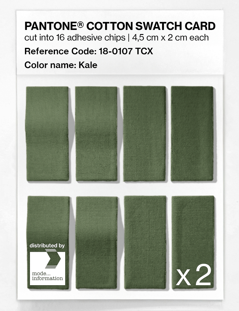 Artikelbild 5 des Artikels “PANTONE® COTTON SWATCH CARD 18-0107 TCX Kale “