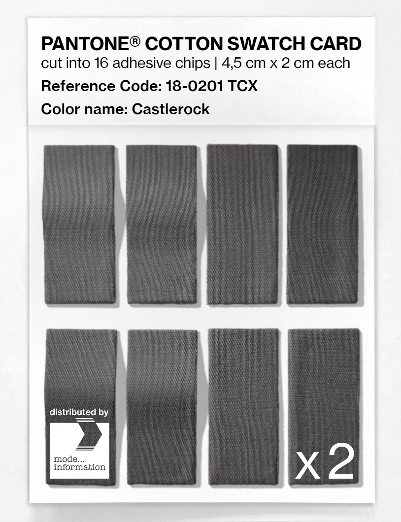Artikelbild 5 des Artikels “PANTONE® COTTON SWATCH CARD 18-0201 TCX Castlerock “