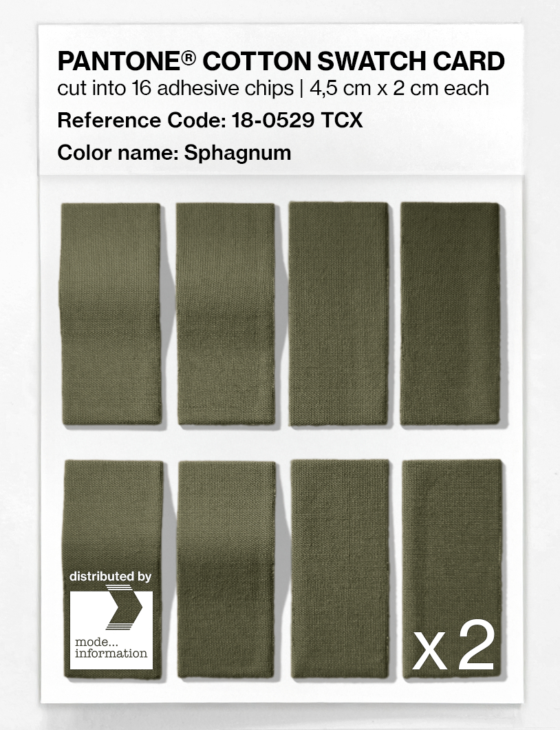 Artikelbild 5 des Artikels “PANTONE® COTTON SWATCH CARD 18-0529 TCX Sphagnum “