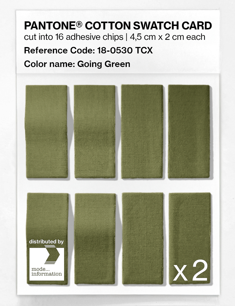 Artikelbild 5 des Artikels “PANTONE® COTTON SWATCH CARD 18-0530 TCX Going Green “