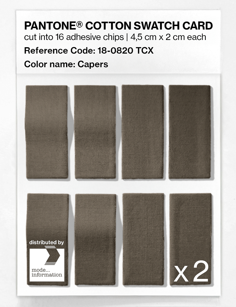 Artikelbild 5 des Artikels “PANTONE® COTTON SWATCH CARD 18-0820 TCX Capers “