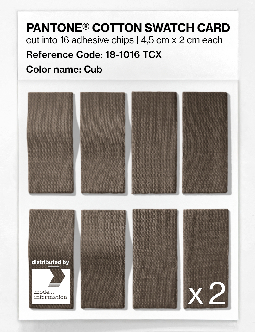 Artikelbild 5 des Artikels “PANTONE® COTTON SWATCH CARD 18-1016 TCX Cub “