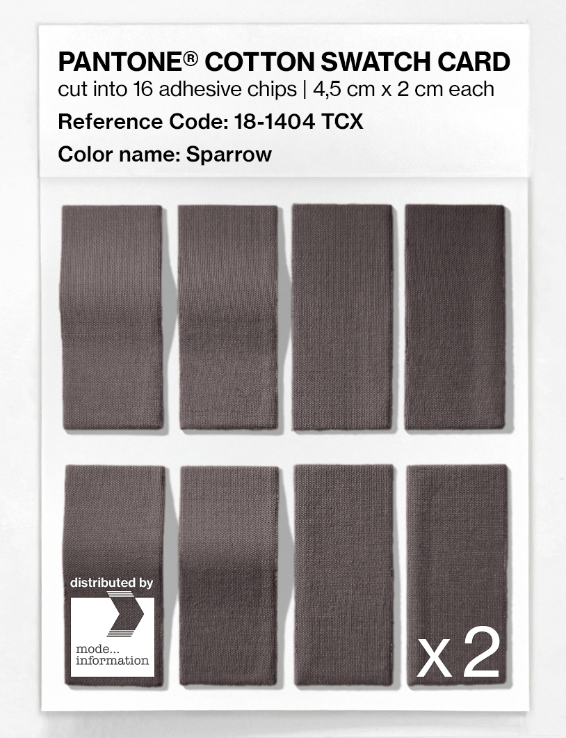 Artikelbild 5 des Artikels “PANTONE® COTTON SWATCH CARD 18-1404 TCX Sparrow “