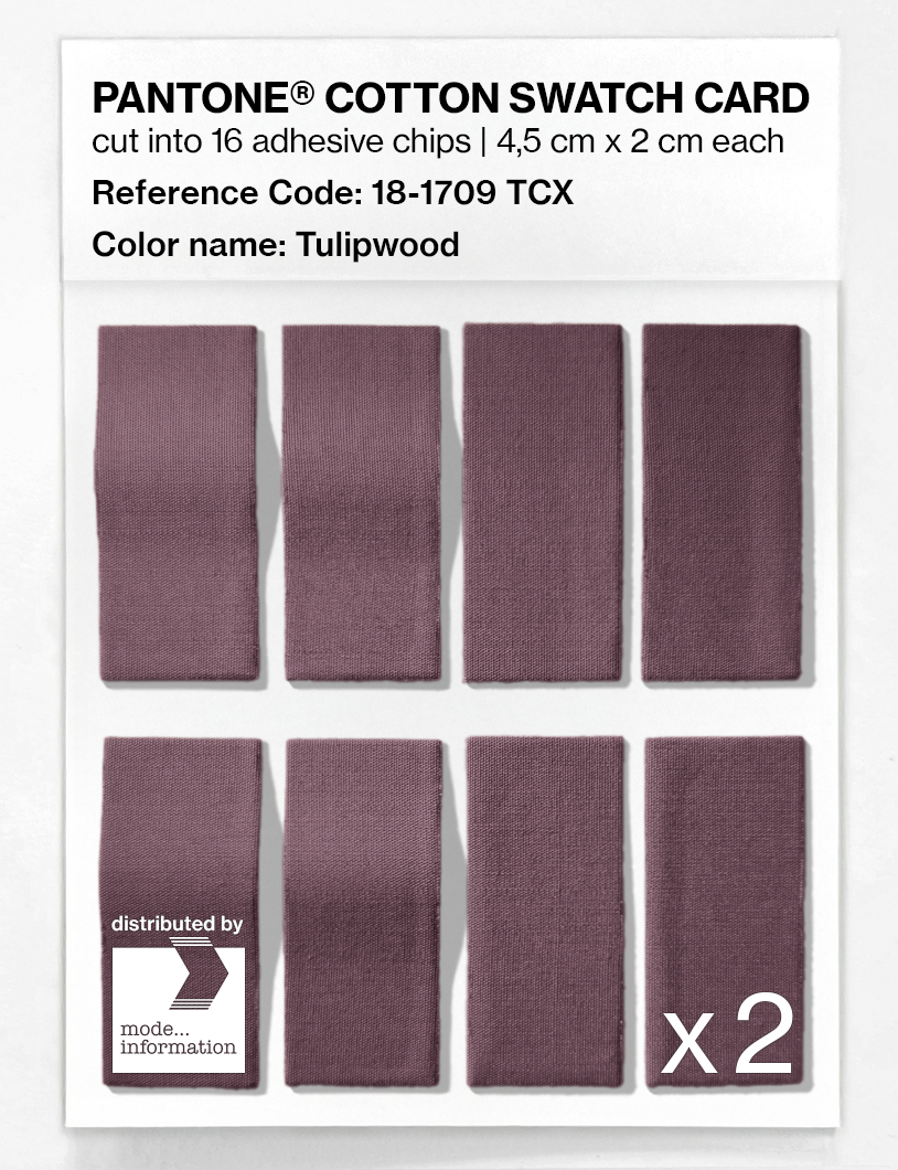 Artikelbild 5 des Artikels “PANTONE® COTTON SWATCH CARD 18-1709 TCX Tulipwood “