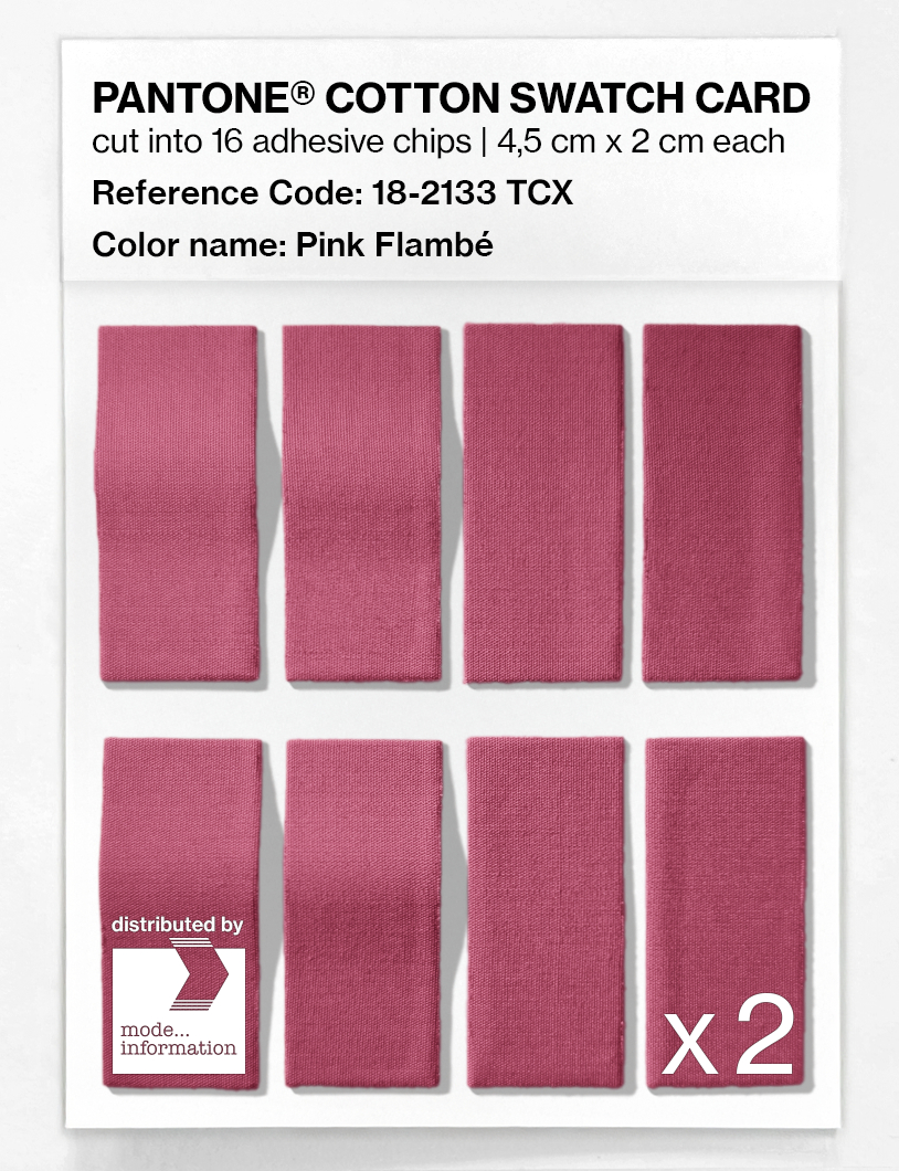 Artikelbild 5 des Artikels “PANTONE® COTTON SWATCH CARD 18-2133 TCX Pink Flambé “