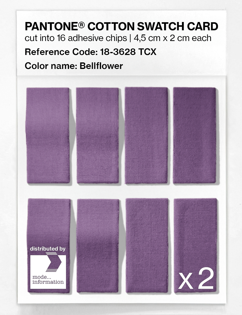 Artikelbild 5 des Artikels “PANTONE® COTTON SWATCH CARD 18-3628 TCX Bellflower “
