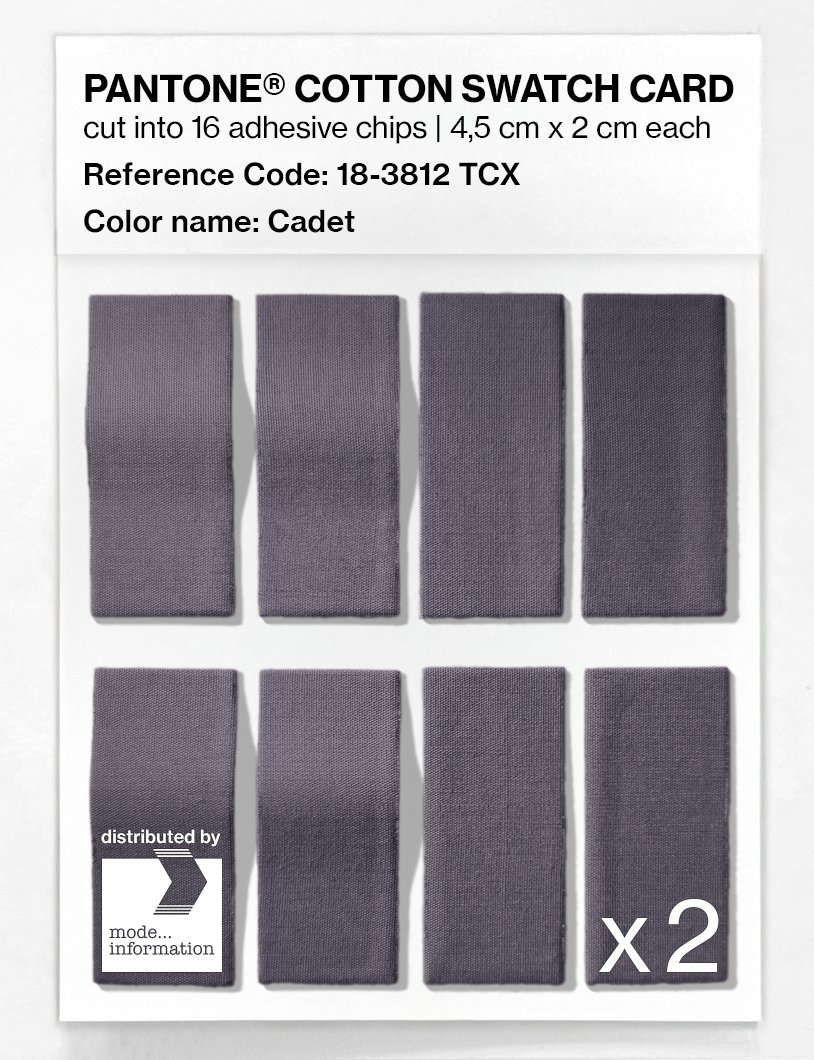 Artikelbild 5 des Artikels “PANTONE® COTTON SWATCH CARD 18-3812 TCX Cadet “