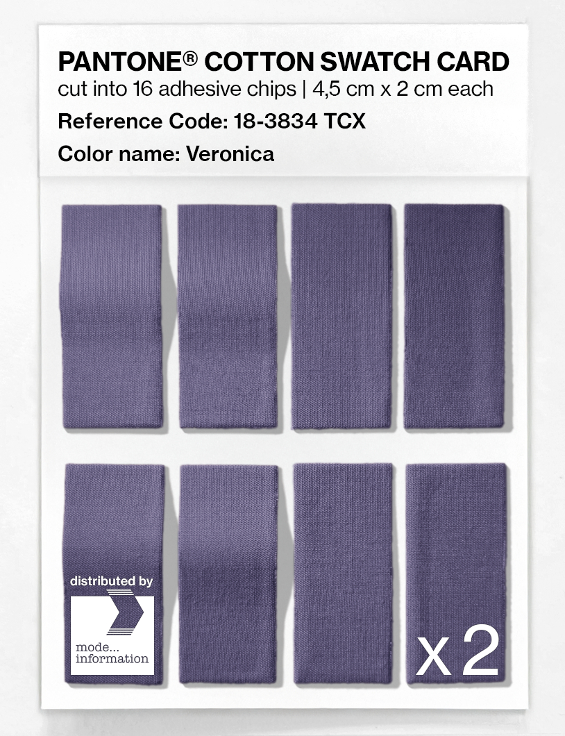Artikelbild 5 des Artikels “PANTONE® COTTON SWATCH CARD 18-3834 TCX Veronica “