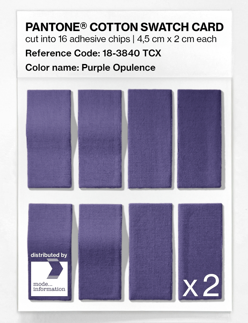 Artikelbild 5 des Artikels “PANTONE® COTTON SWATCH CARD 18-3840 TCX Purple Opulence “