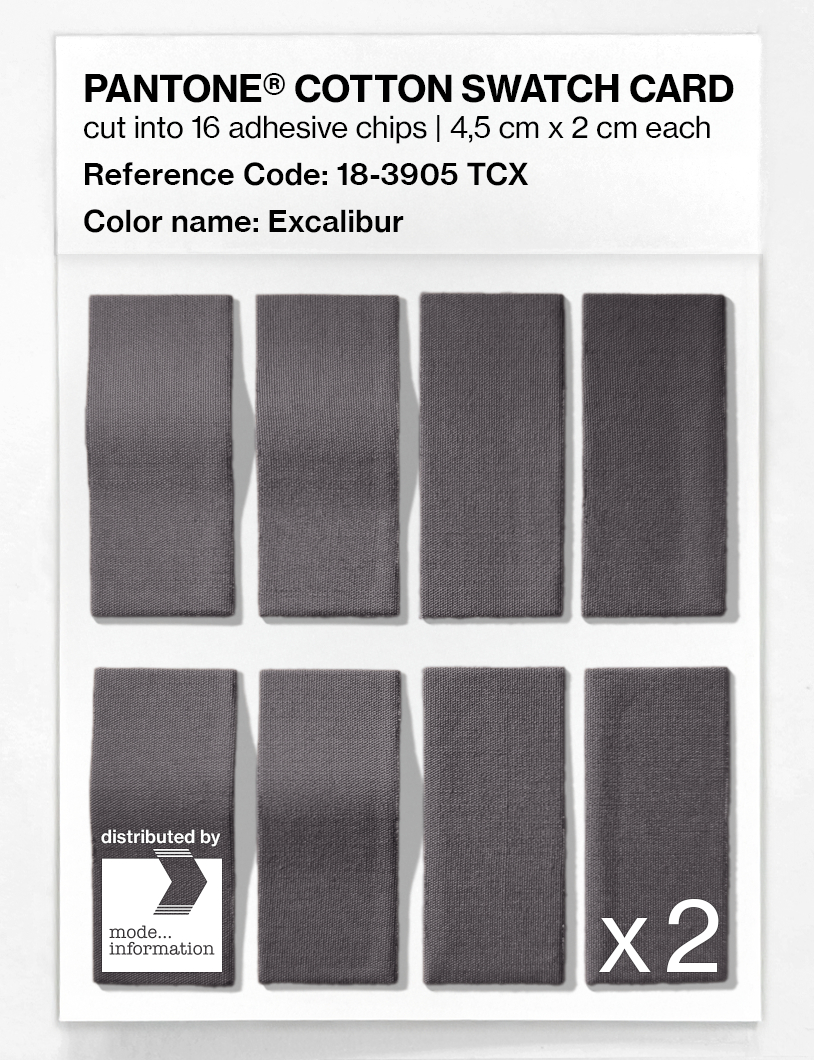Artikelbild 5 des Artikels “PANTONE® COTTON SWATCH CARD 18-3905 TCX Excalibur “