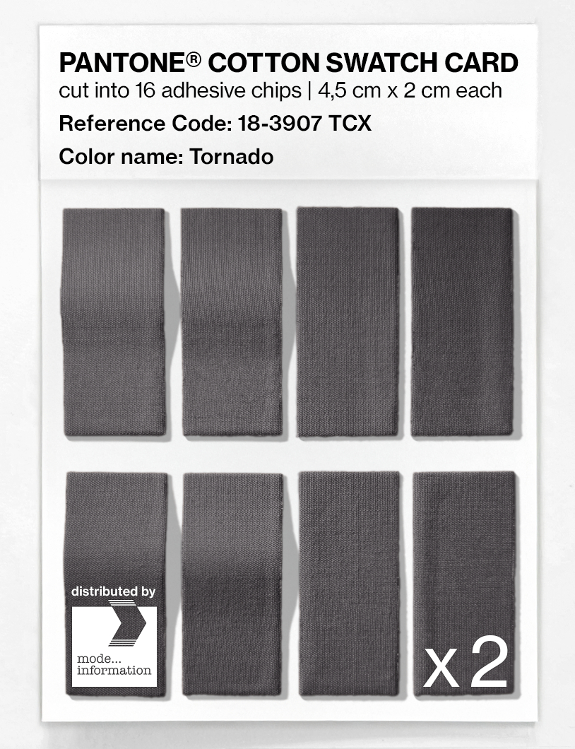 Artikelbild 5 des Artikels “PANTONE® COTTON SWATCH CARD 18-3907 TCX Tornado “
