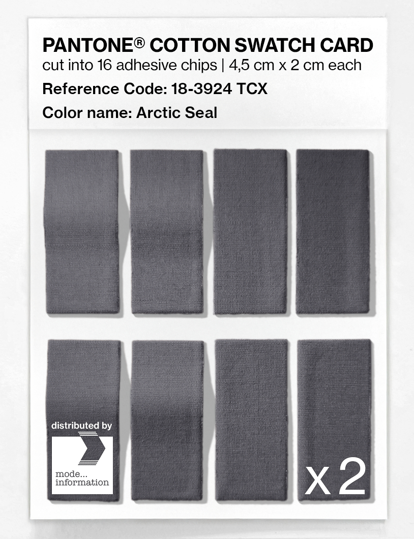 Artikelbild 5 des Artikels “PANTONE® COTTON SWATCH CARD 18-3924 TCX Arctic Seal “