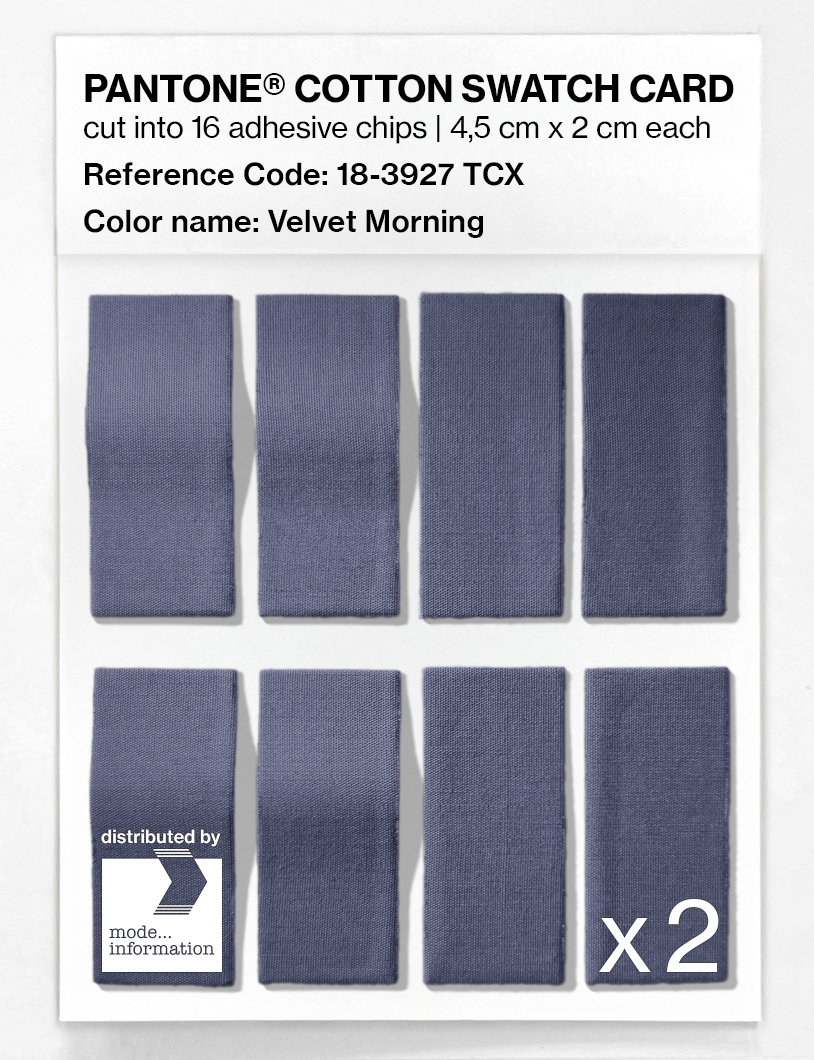 Artikelbild 5 des Artikels “PANTONE® COTTON SWATCH CARD 18-3927 TCX Velvet Morning “