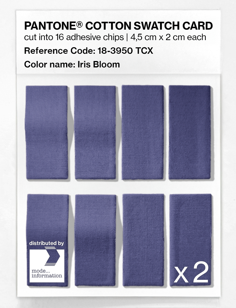 Artikelbild 5 des Artikels “PANTONE® COTTON SWATCH CARD 18-3950 TCX Iris Bloom “