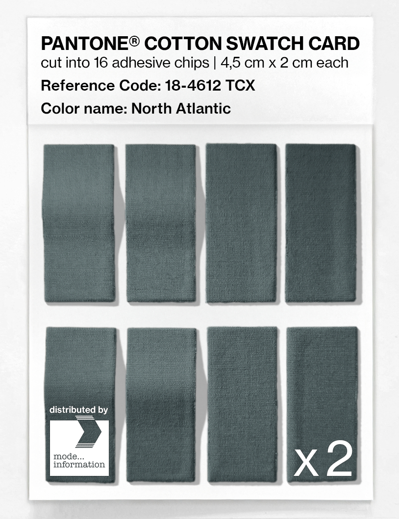 Artikelbild 5 des Artikels “PANTONE® COTTON SWATCH CARD 18-4612 TCX North Atlantic “