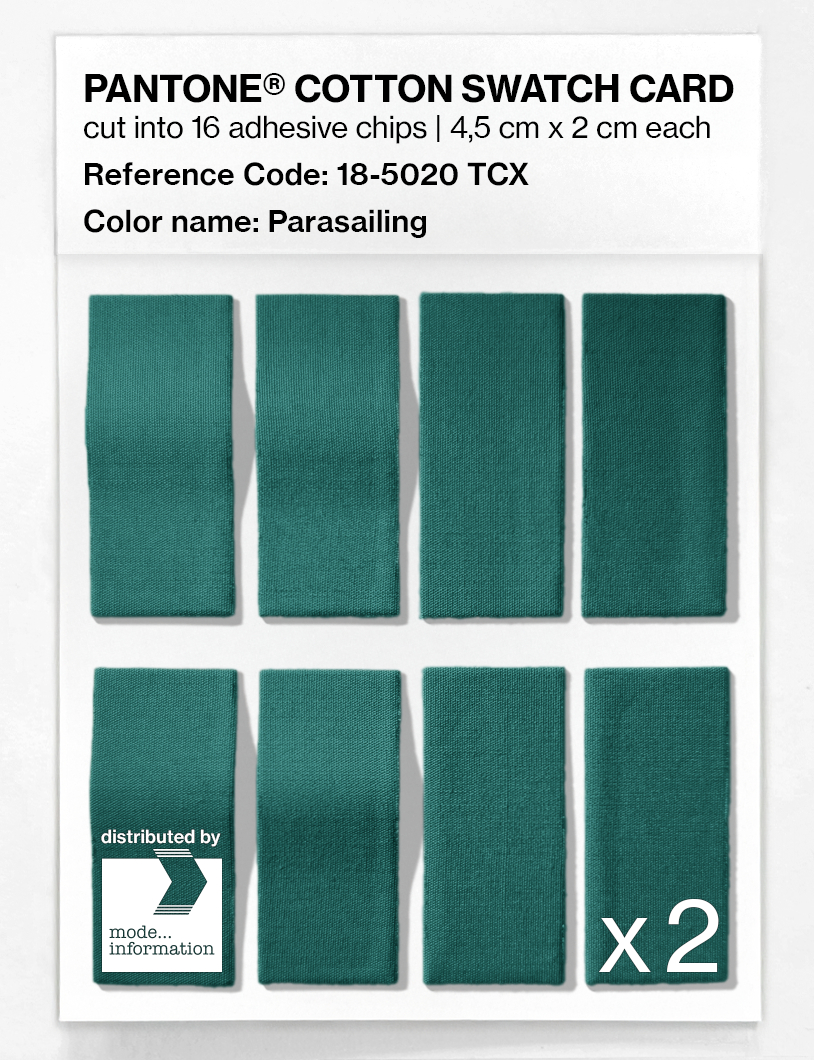 Artikelbild 5 des Artikels “PANTONE® COTTON SWATCH CARD 18-5020 TCX Parasailing “