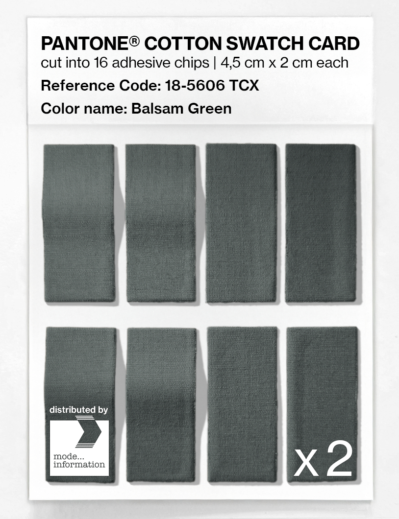 Artikelbild 5 des Artikels “PANTONE® COTTON SWATCH CARD 18-5606 TCX Balsam Green “