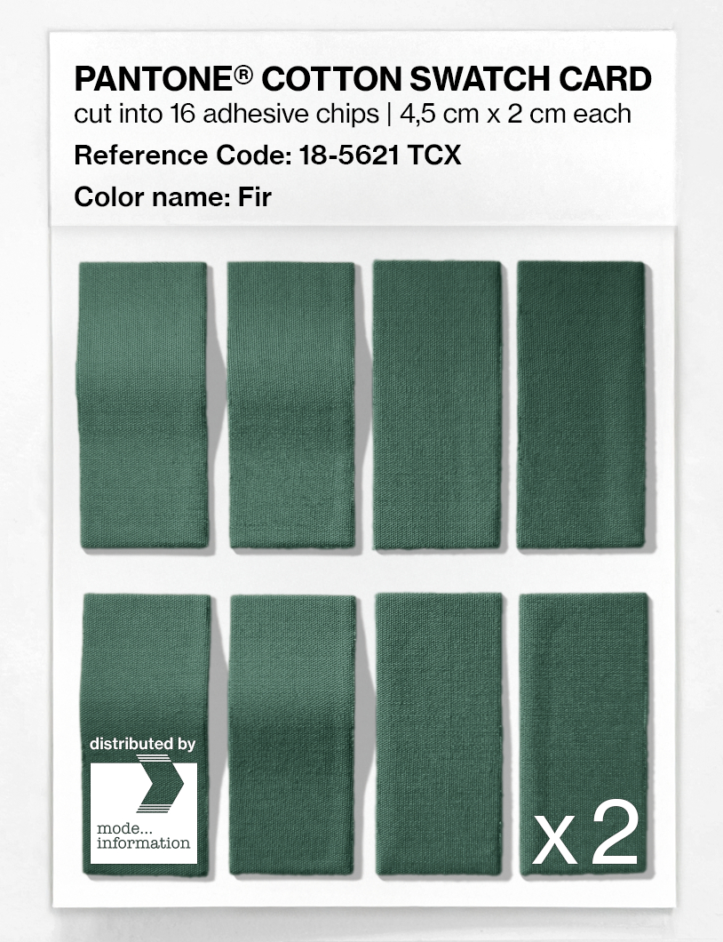 Artikelbild 5 des Artikels “PANTONE® COTTON SWATCH CARD 18-5621 TCX Fir “