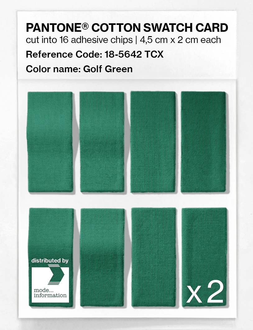 Artikelbild 5 des Artikels “PANTONE® COTTON SWATCH CARD 18-5642 TCX Golf Green “
