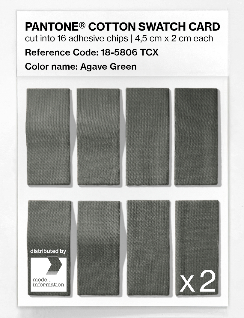 Artikelbild 5 des Artikels “PANTONE® COTTON SWATCH CARD 18-5806 TCX Agave Green “